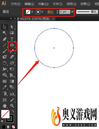 AI中怎样绘制线条环绕的图形