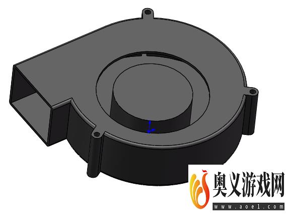 使用solidworks绘制离心鼓风机