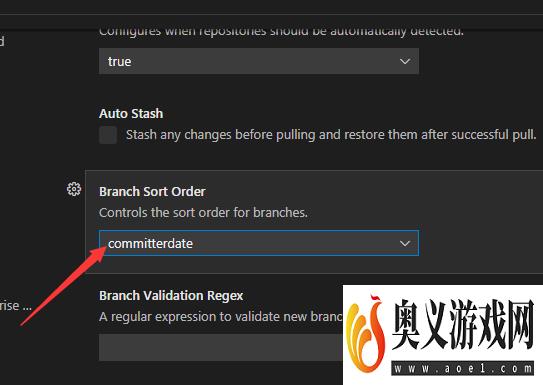 VS Code怎么设置分支排序顺序提交人日期