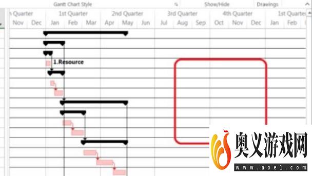 Project2019如何显示网格线