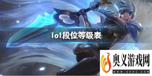 《lol》段位等级表介绍 