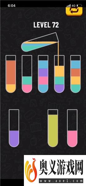 水排序谜题72关完整攻略介绍