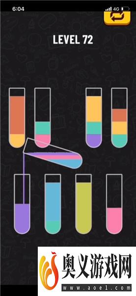 水排序谜题72关完整攻略介绍