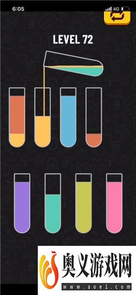 水排序谜题72关完整攻略介绍