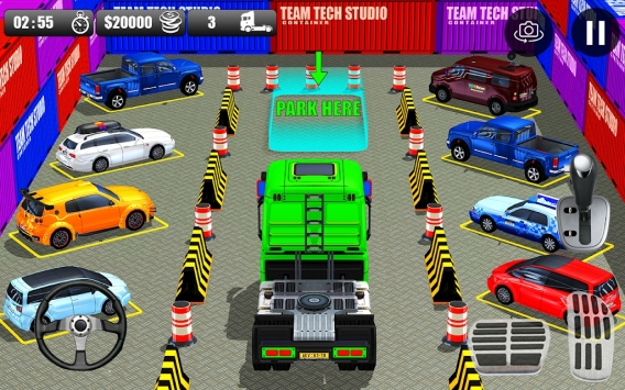 重型卡车模拟器停车游戏中文手机版图片1