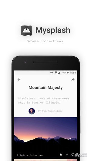 Mysplash app